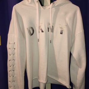 DKNY detailed hoodie